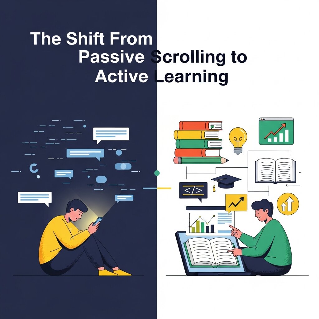  Passive Scrolling to Active Learning